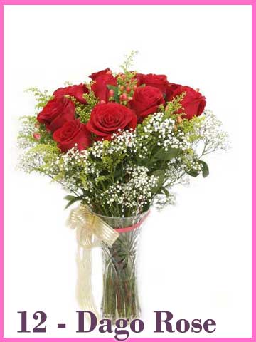Buket Bunga Tangan Valentine Mawar Merah